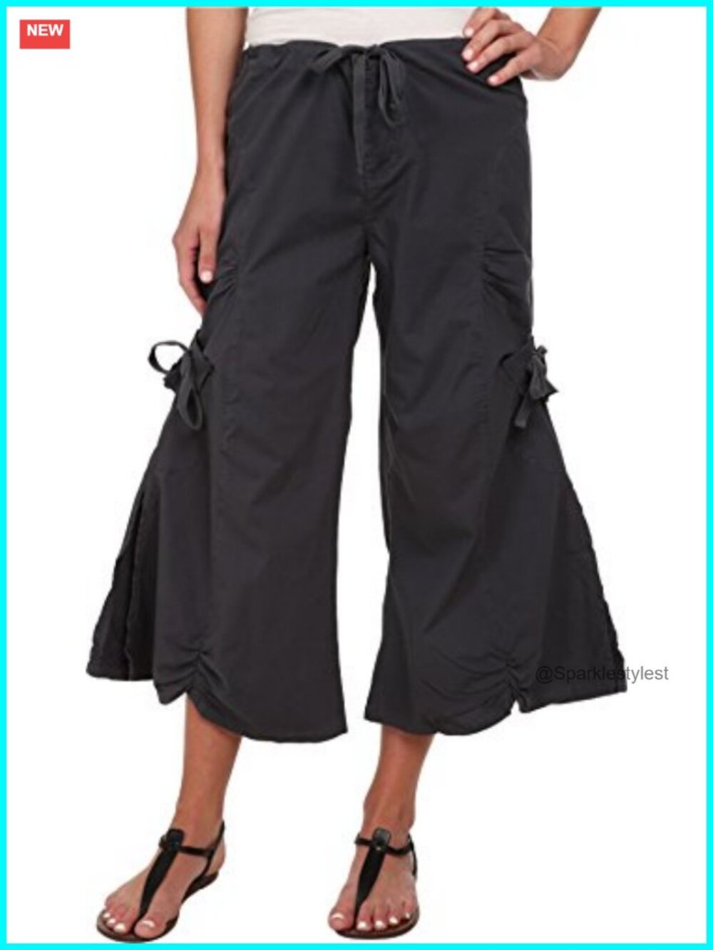XCVI Cargo Gaucho Crop Wide Leg Cropped Pants
